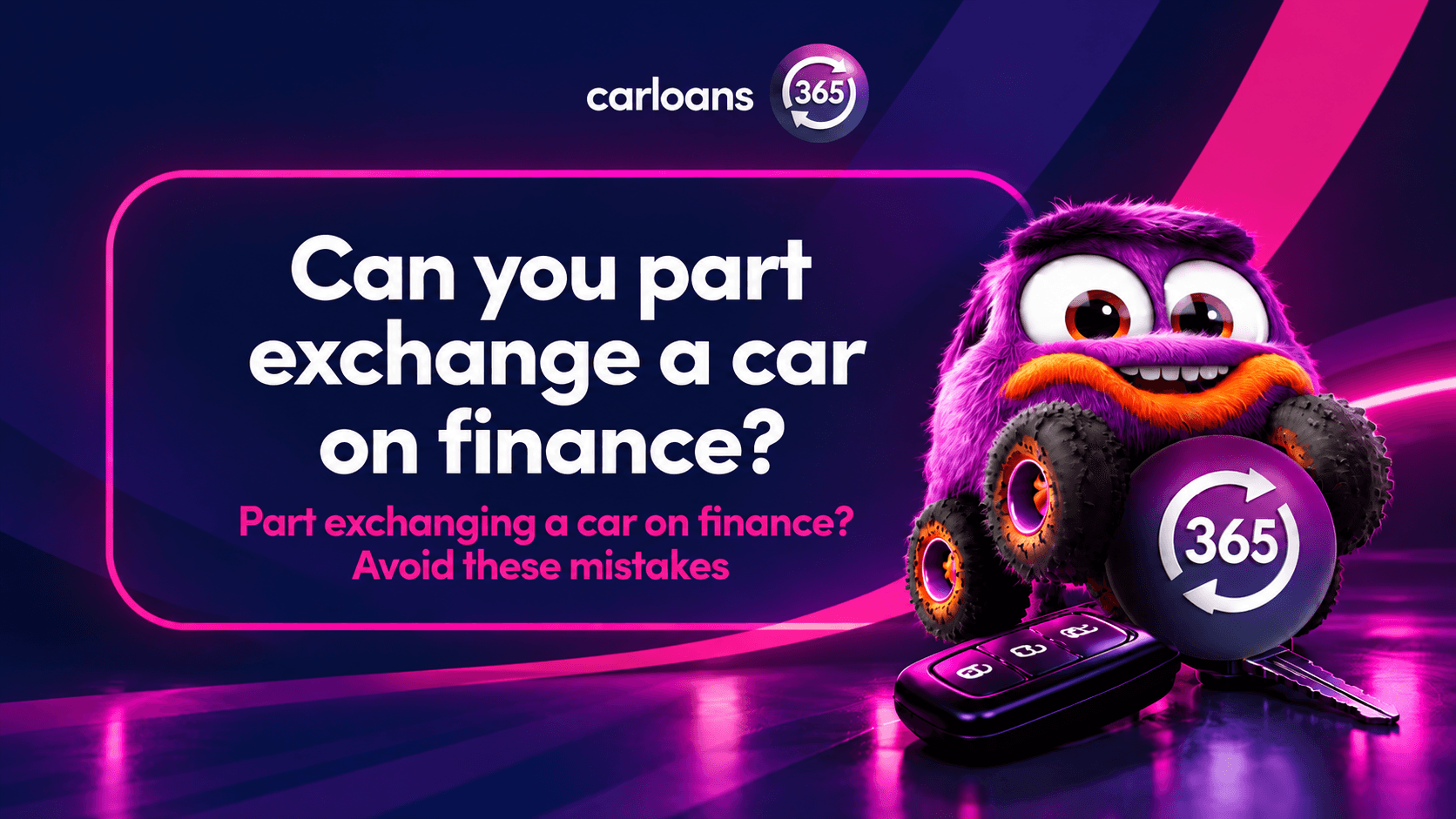 Can you part exchange a car on finance?